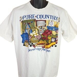 Pure Country T Shirt Vintage 90s Preserving The Past Granny Core Mens Medium